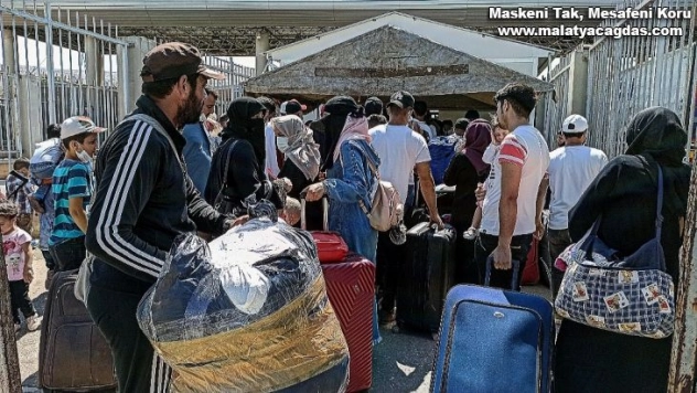 Cilvegözü'nde bayram yoğunluğu