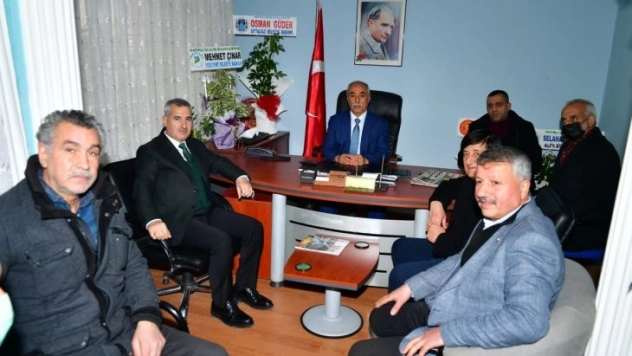 Çınar'dan meslek odaları başkanlarına hayırlı olsun ziyareti