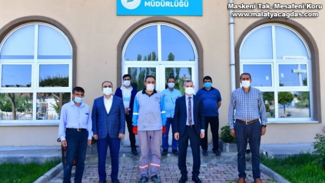 Çınar, temizlik personelleriyle bir araya geldi