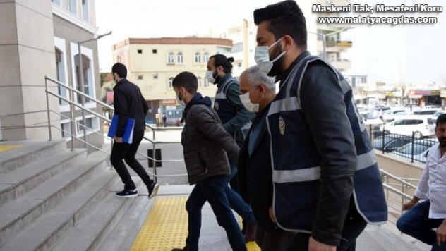 Cinayet zanlıları adliyeye sevk edildi