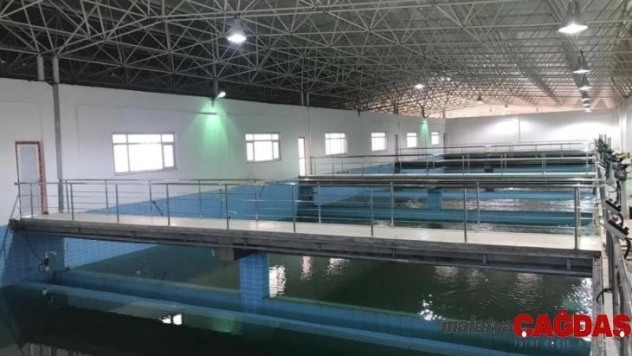 Cizre arıtma tesisinde bakım onarım ve temizleme çalışması