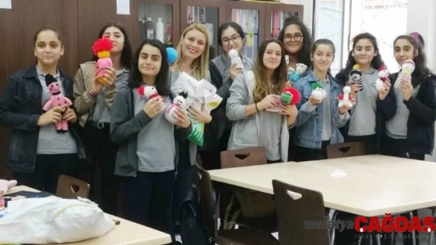 Çocuklara geri dönüşümden oyuncak