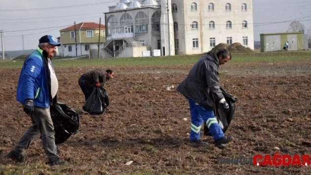 Çorlu'da temiz çevre çalışmaları sürüyor
