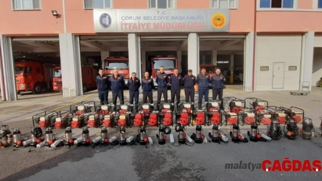 Çorum itfaiyesi altyapısını güçlendiriyor