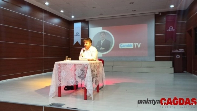 Çözüm Koleji, gazeteci Yılmaz'ı konuk etti