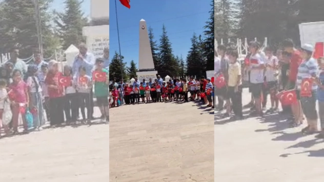 Çukurdere Kuran Kursu Öğrencilerinden Şehitlik Ziyareti