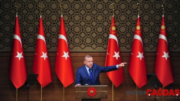 Cumhurbaşkanı Erdoğan: 'Barış Pınarı Harekatı ile tam manasıyla takke düşmüş kel görünmüştür'