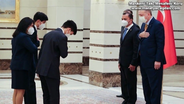 Cumhurbaşkanı Erdoğan El Salvador Büyükelçisini kabul etti