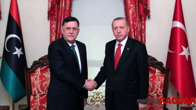 Cumhurbaşkanı Erdoğan'ın Sarraj'ı kabulü sona erdi