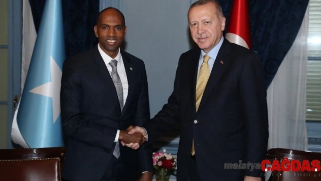 Cumhurbaşkanı Erdoğan, Somali Başbakanı Hayri'yi kabul etti
