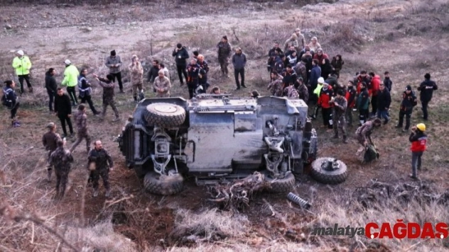 Cumhurbaşkanı Erdoğan'ın ziyareti öncesi polis zırhlı aracı kaza yaptı: 5 yaralı