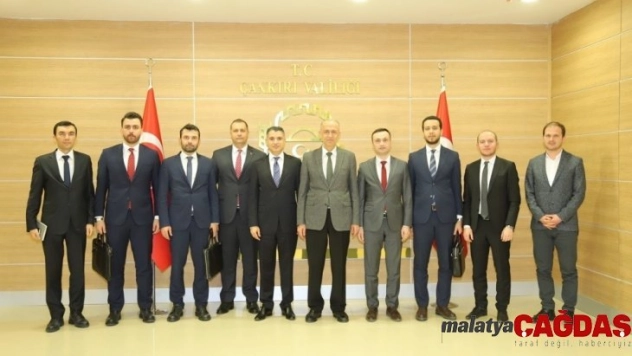 Cumhurbaşkanlığı Yatırım Ofisi Daire Başkanı Parmaksız Vali Aktaş'ı ziyaret etti