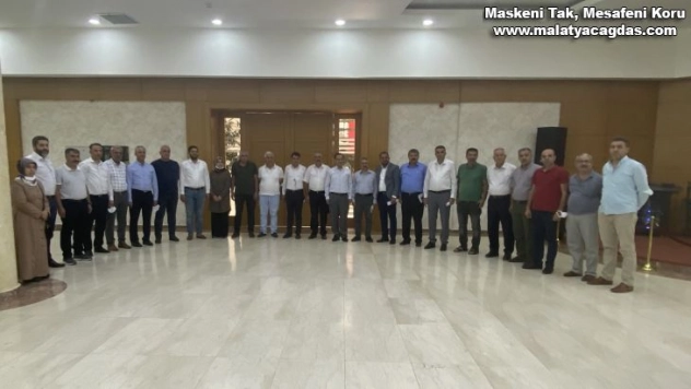 Dağtekin, ilçe başkanlarıyla buluştu