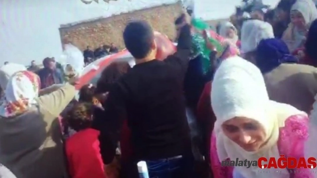 Damadın vurulma anı kamerada