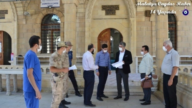 Darende'de Covid-19 için sıkı denetim