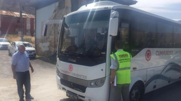 Darende de kaçak tur denetimi