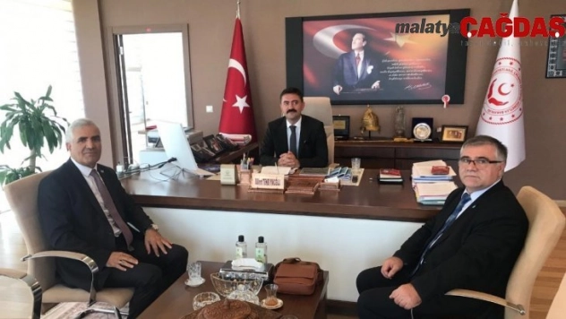 DATÜB heyeti, Bülent Tekbıyıkoğlu'nu ziyaret etti