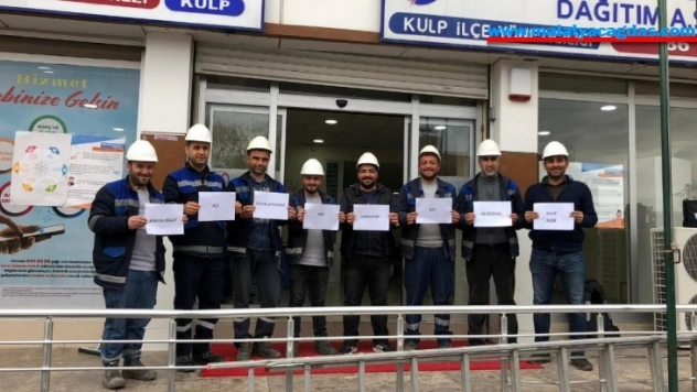 DEDAŞ çalışanlarından vatandaşa evde kal çağrısı