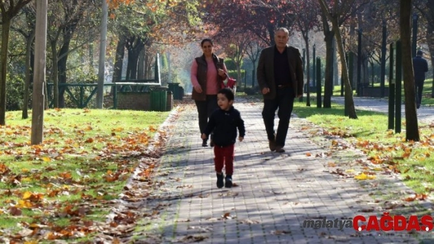 Denizli'de kış ortasında bahardan kalma günler yaşanıyor