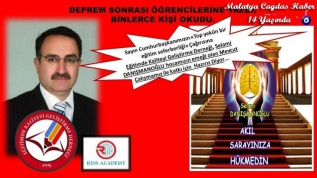 Deprem Sonrası Öğrencilerine Yazdı, Binlerce Kişi Okudu