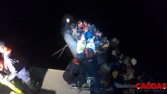 Didim'de 57 düzensiz göçmen yakalandı