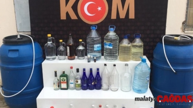 Didim'de yılbaşı öncesi kaçak içki operasyonu