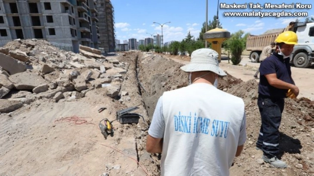 DİSKİ'den yeni yerleşim yerlerine içme suyu şebekesi