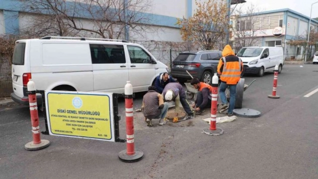 DİSKİ Toptancılar Sitesinde kanalizasyon ve yağmur suyu ızgaralarında çalışma başlattı