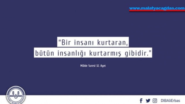 Diyanet İşleri Başkanı Erbaş'tan sağlık çalışanlarına destek mesajı