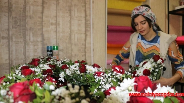 Diyarbakır'da 14 Şubat Sevgililer Günü hareketliliği