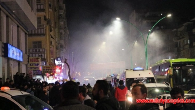 Diyarbakır'da derbi kutlamalarında gergin anlar