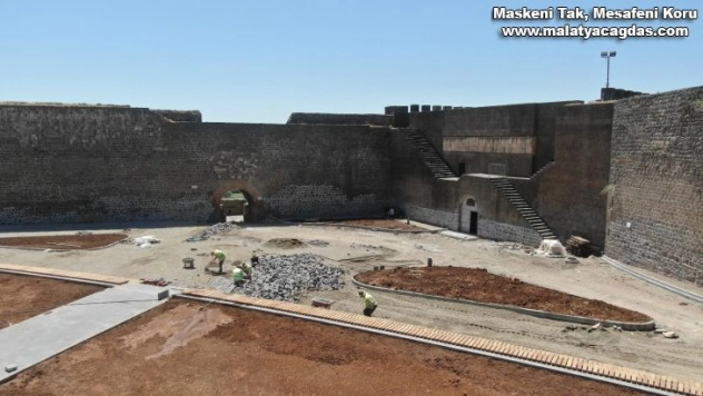 Diyarbakır'da Keçi Burcu'ndaki çalışmalarda sona yaklaşıldı