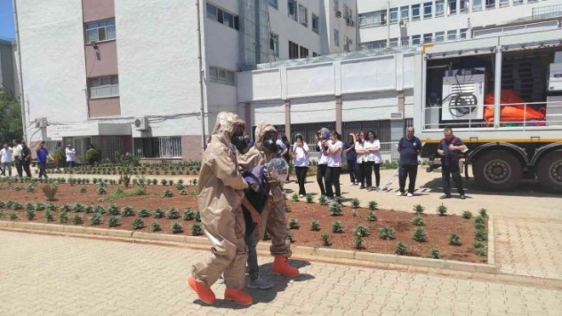 Diyarbakır'da nükleer tatbikatı gerçeğini aratmadı