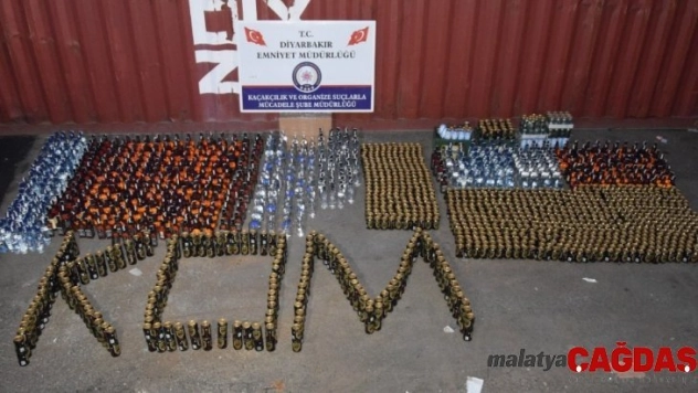 Diyarbakır'da yılbaşı öncesi kaçak içki operasyonu