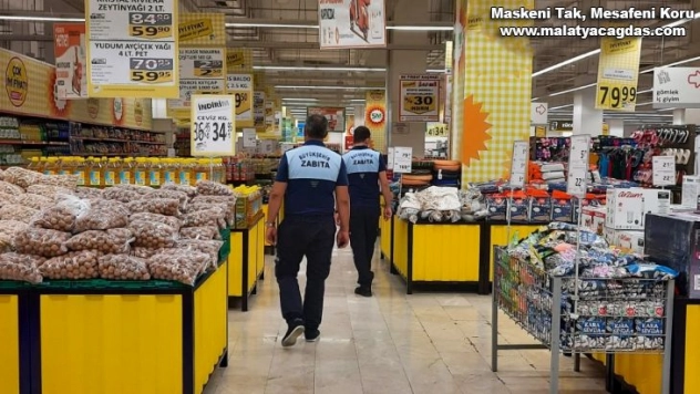 Diyarbakır'da zabıta ekipleri reyonlarda künye kontrolü yaptı