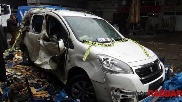 Diyarbakır Sebze ve Meyve Hali'ndeki patlama