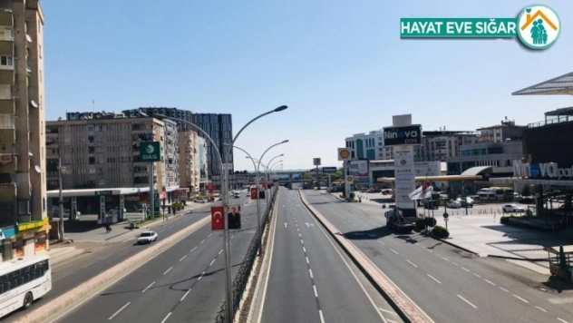Diyarbakır sokağa çıkma kısıtlaması nedeni ile sessizliğe büründü