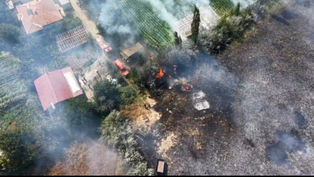 Doğanşehir'de Arazi Yangını Korkuttu!