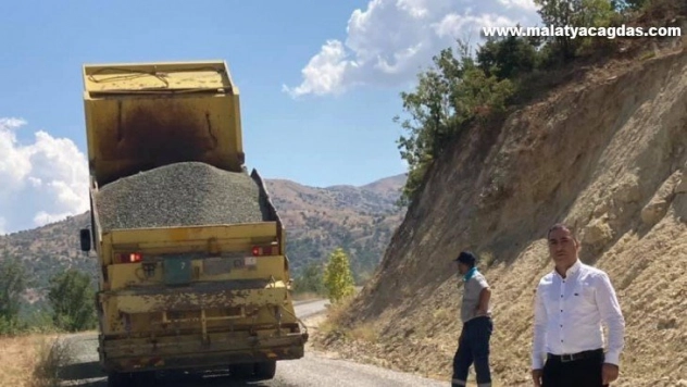 Doğanyol'da Yol ve Asfalt Çalışmaları 