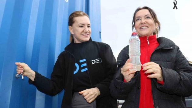 Dokuz Eylül Üniversitesi'nden deprem bölgesine mobil su arıtma tesisi