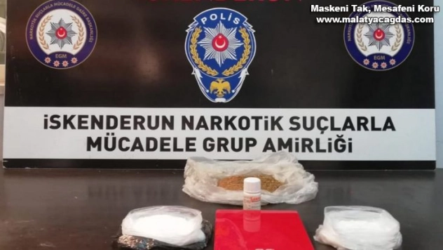 Dörtyol'da uyuşturucu operasyonu: 2 gözaltı