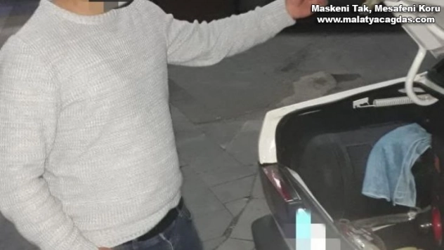 Drift atan sürücüye 7 bin 446 TL para cezası uygulandı, aracına el konuldu