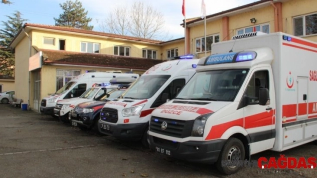 Düzce 112 Acil Servis kışa hazır