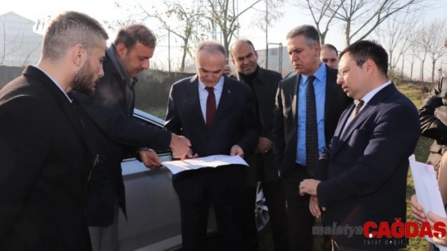 Düzce Belediyesi şantiye için yer tespiti yapılıyor