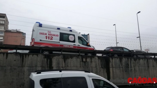 E-5'te dehşete düşüren olay: 1 yaralı