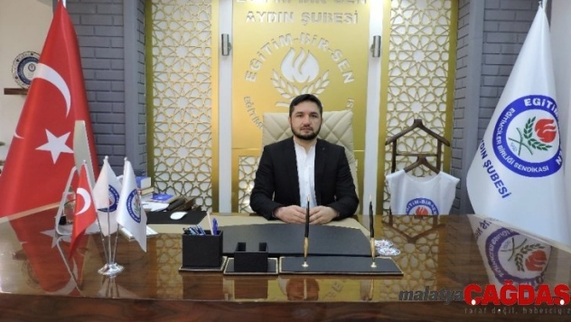 Eğitim Bir-Sen Aydın 1.Nolu Şube Başkanı Taşpınar 'Algı operasyonlarının farkındayız'