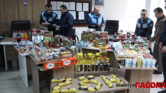 Ekipler yüzlerce ürüne satılmadan el koydu