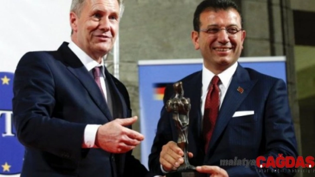 Ekrem İmamoğlu'na Berlin'de dostluk ödülü