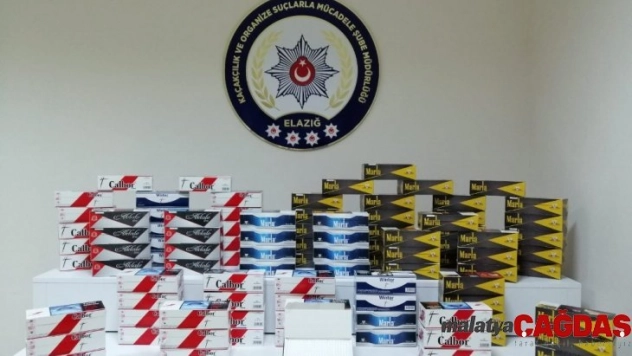 Elazığ'da 20 bin bandrolsüz makoran ele geçirildi