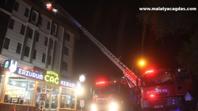 Elazığ'da baca yangını korkuttu